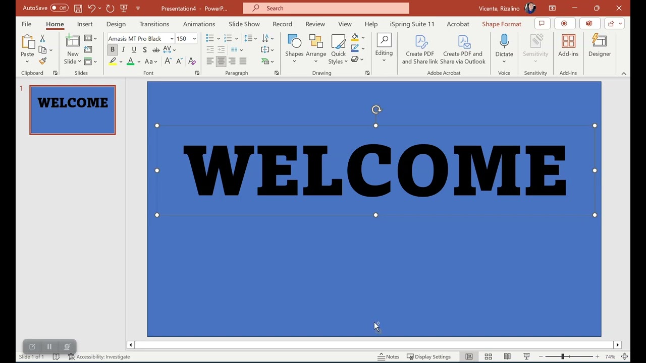 Powerpoint Tutorial: Design a Stunning Welcome Slide in Minutes