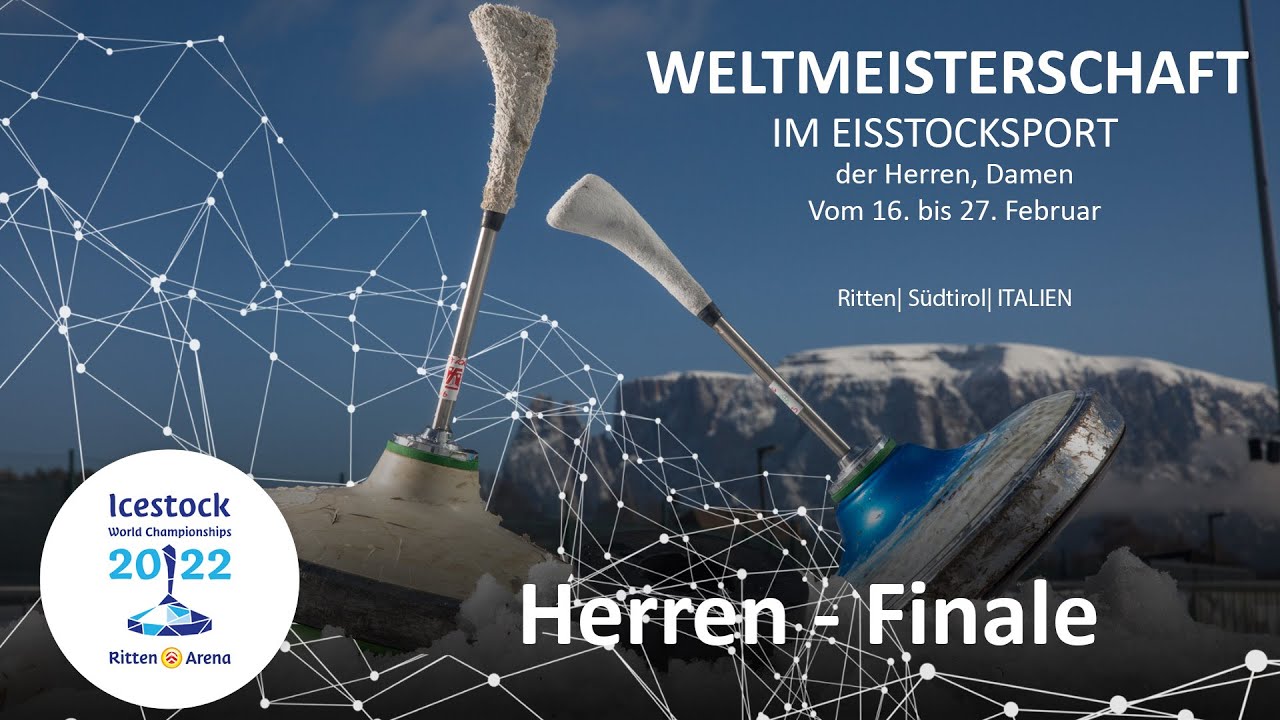 Mannschaftsspiel Herren | Finale | Eisstock WM 2022 Ritten Arena
