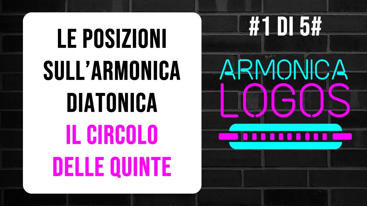 IL CIRCOLO DELLE QUINTE. Le posizioni sull'armonica diatonica. Armonica Logos ! {#1 di #5}