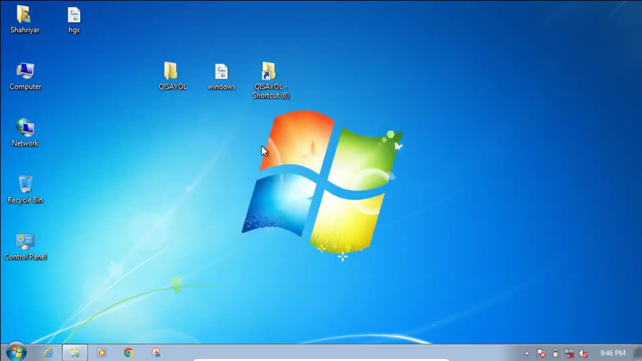 Windows 7 FAYL QOVLUQ QISAYOL