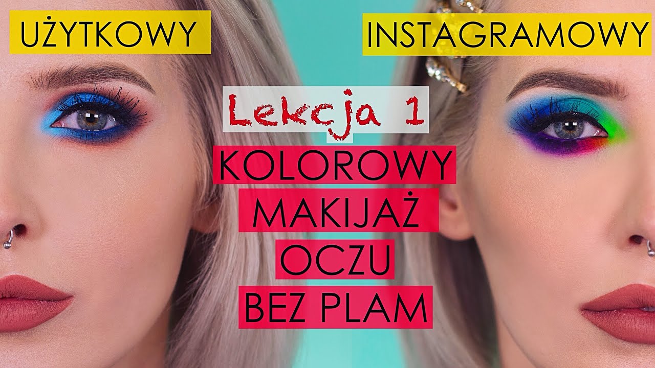 MOJE NAJLEPSZE TRIKI W MAKIJAŻU OKA🔥- JAK PRACOWAĆ Z TRUDNYMI KOLORAMI?-INTENSYWNY MAKIJAŻ BEZ PLAM
