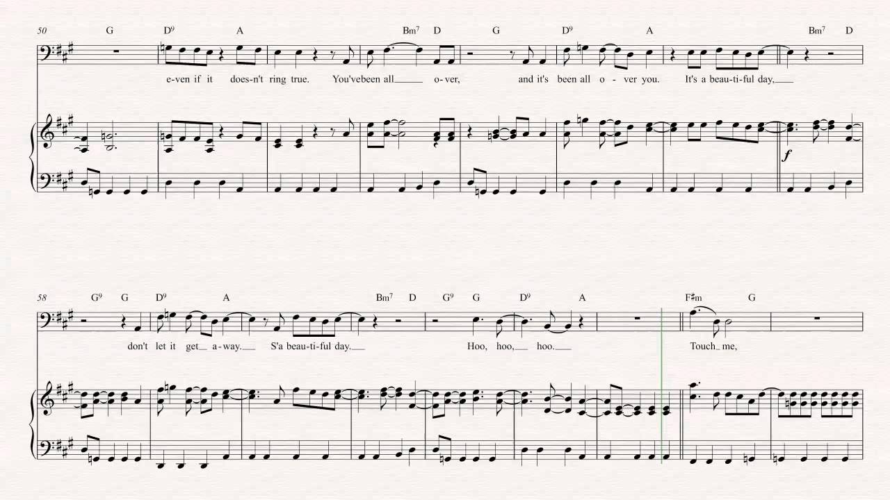 Cello - Beautiful Day - U2 Sheet Music, Chords, & Vocals