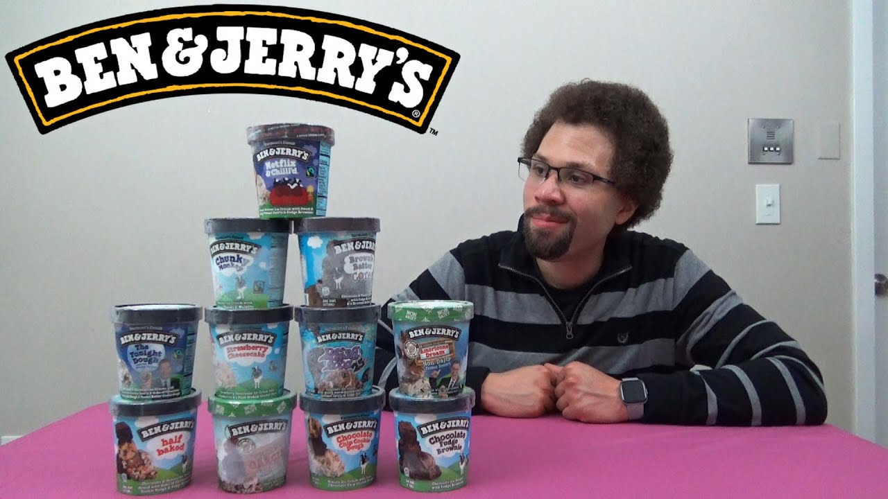 Most Popular Ben & Jerry's Ice Cream l Food Challenge