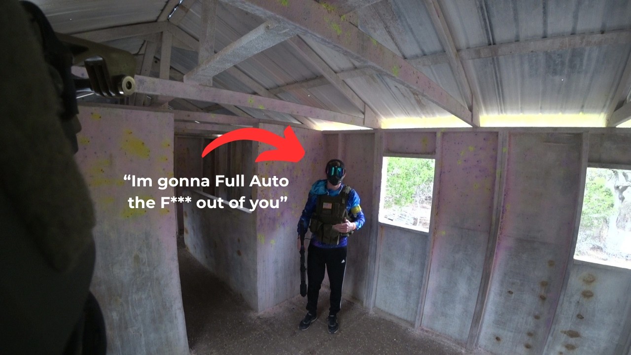 How Not To Airsoft! - Ak and Mk18 Gameplay