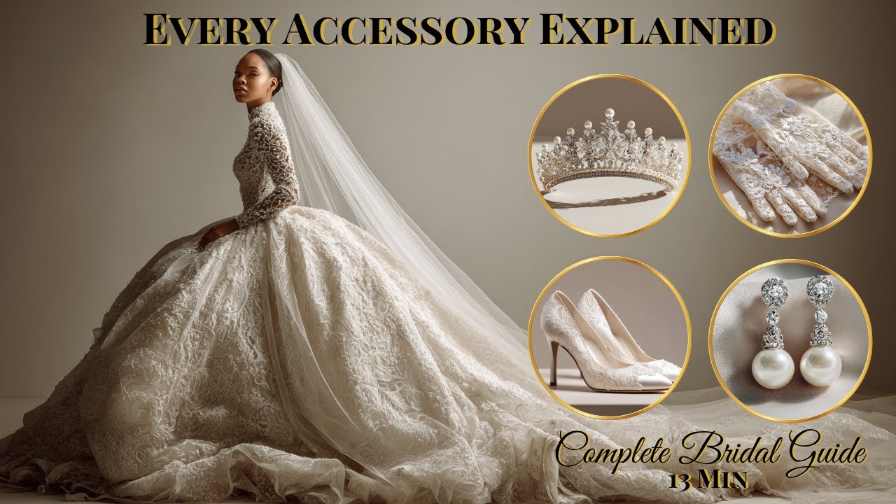 Every Wedding Dress Accessory Explained in 13 Minutes | Veils, Gloves, Belts, Capes & More