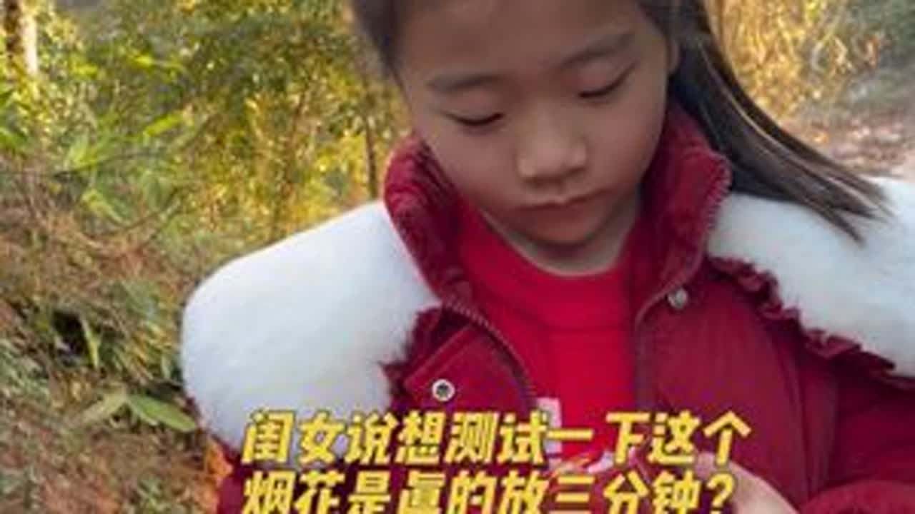 闺女说她想测试一下三分钟的烟花，到底是不是真的能放三分钟，事实证明真实有效！有八种烟花款式！ #烟花#用抖音记录人生 #抖出你的家乡美景 #这才是真正的游山玩水 #大山里的风景就是这么美 @抖音...