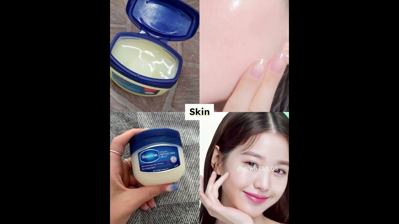 5 Ways to use Vaseline for Glow Up✨🎀 | #skincare #haircare #glowup #shortvideo #fypシ #fyp #shorts 