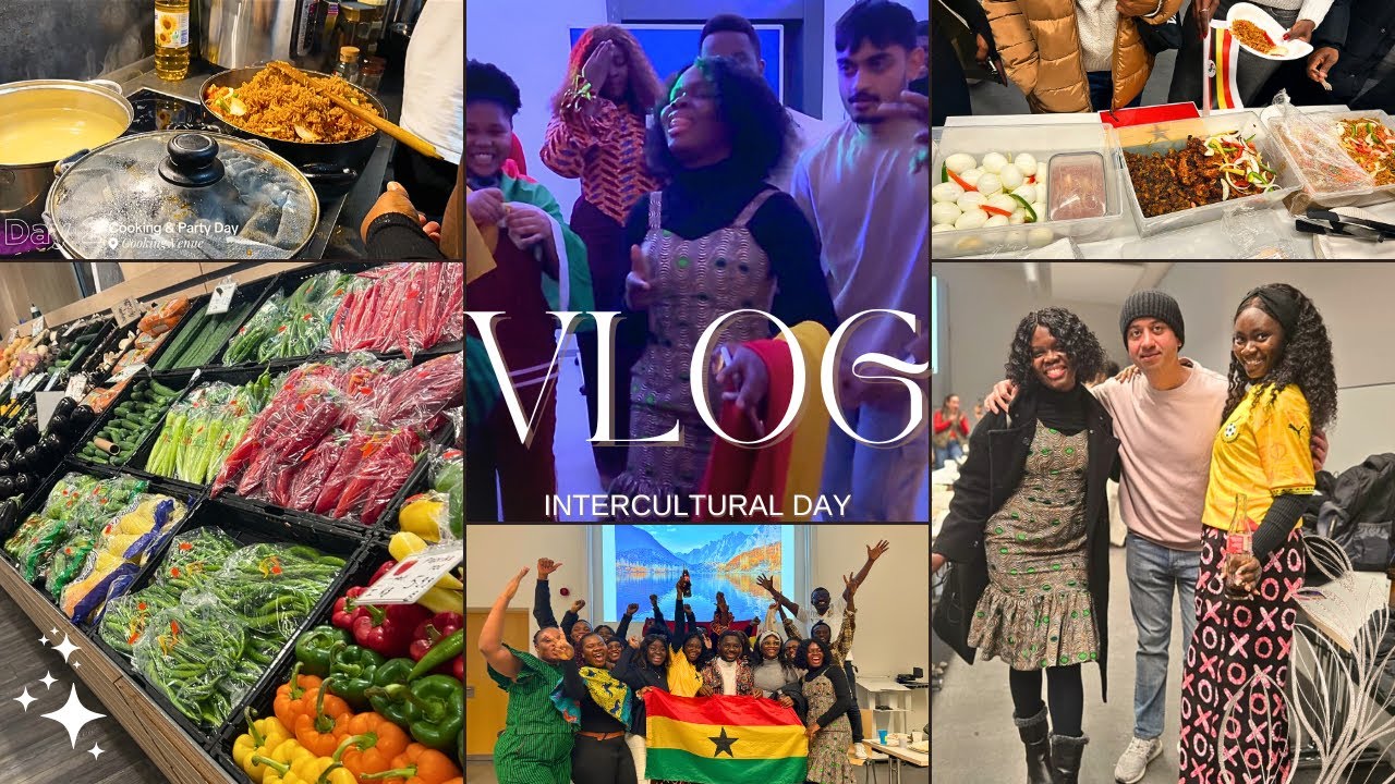 VLOG: Intercultural Day at My University | Shopping, Cooking & Representing Ghana 🇬🇭  in Germany 🇩🇪