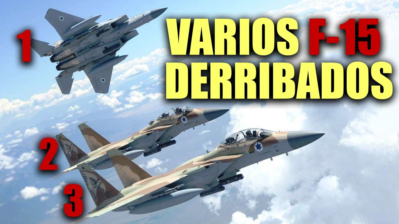 3 Cazas F-15 de EEUU han sido Derribados