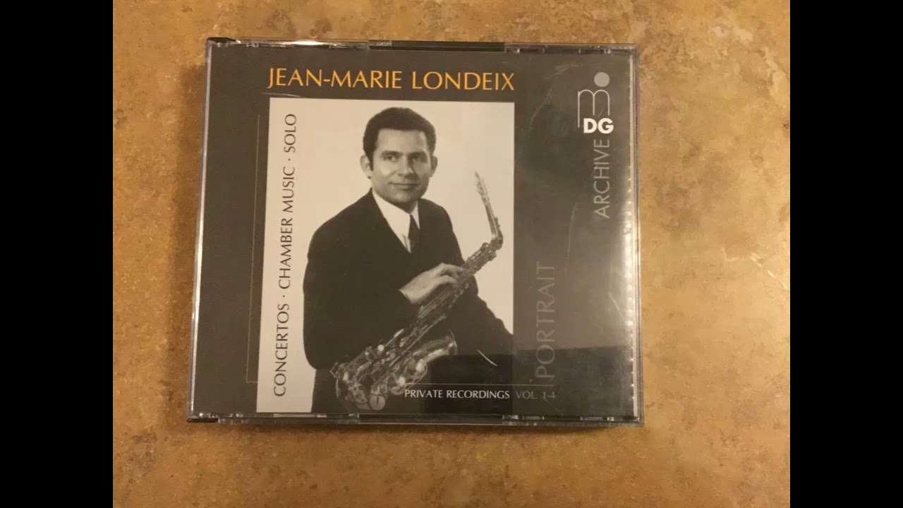 Jean-Marie Londeix - Portrait Private Recordings CD 4