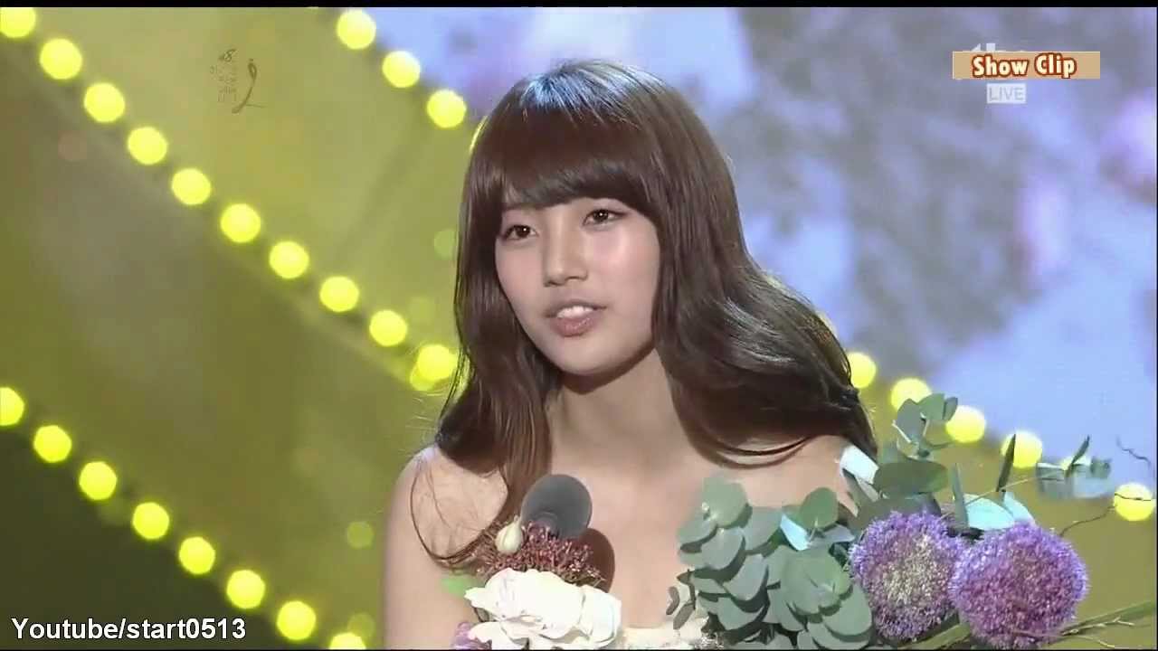 [Cut] 120426 miss A Suzy - Best Rookie Actress (Movie) @ 48th Paeksang Arts Awards