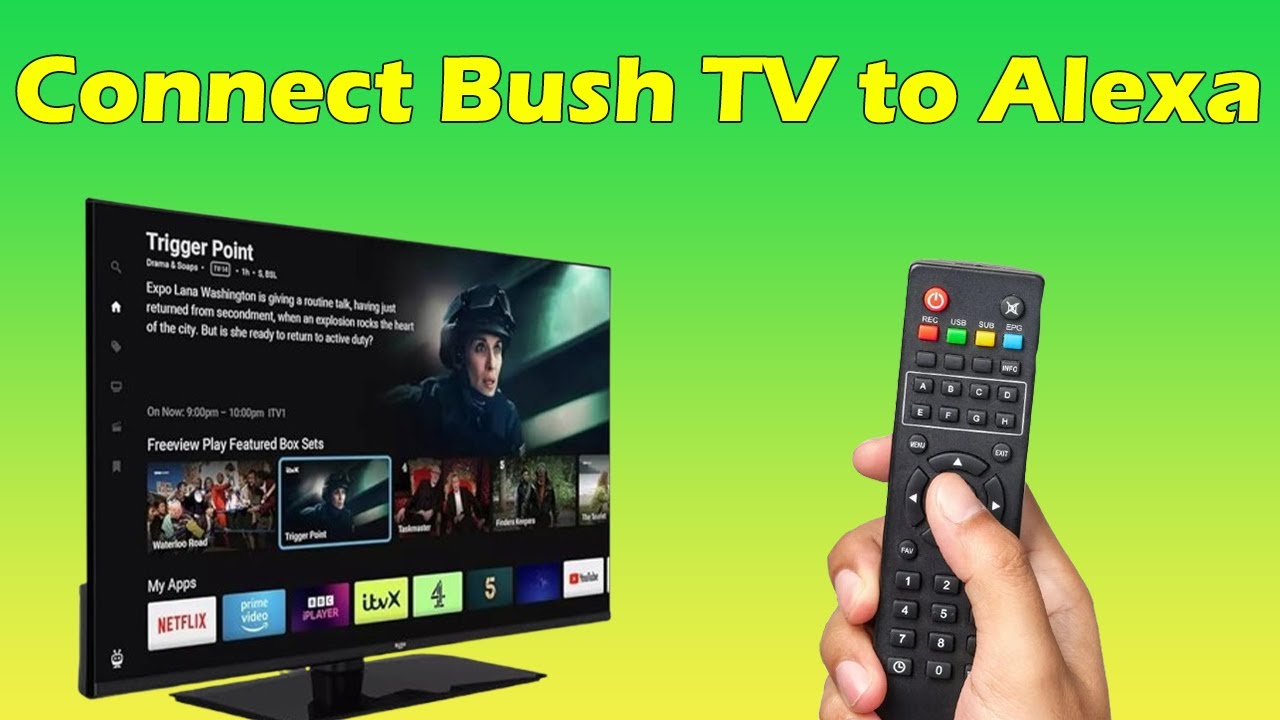 📺 How to setup Bush Smart TV UK Alexa and connect Bush TV to Alexa
