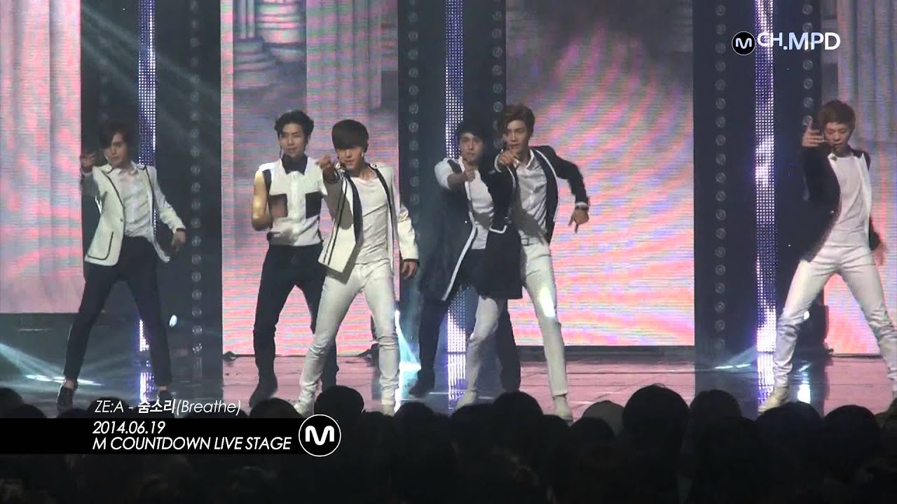 [MPD/직캠] 140619 제국의 아이들 ZE:A - 숨소리(Breathe)  / full shot.ver