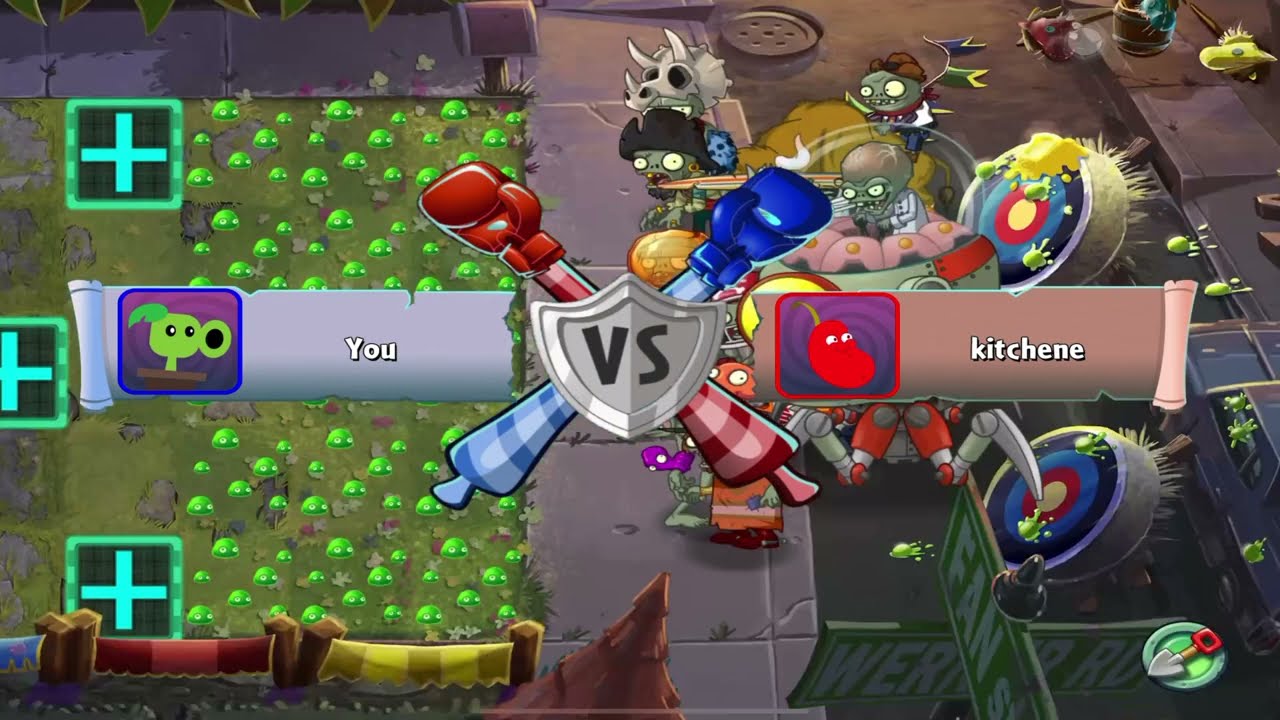Challenge Plants Fight vs Zombies 2 