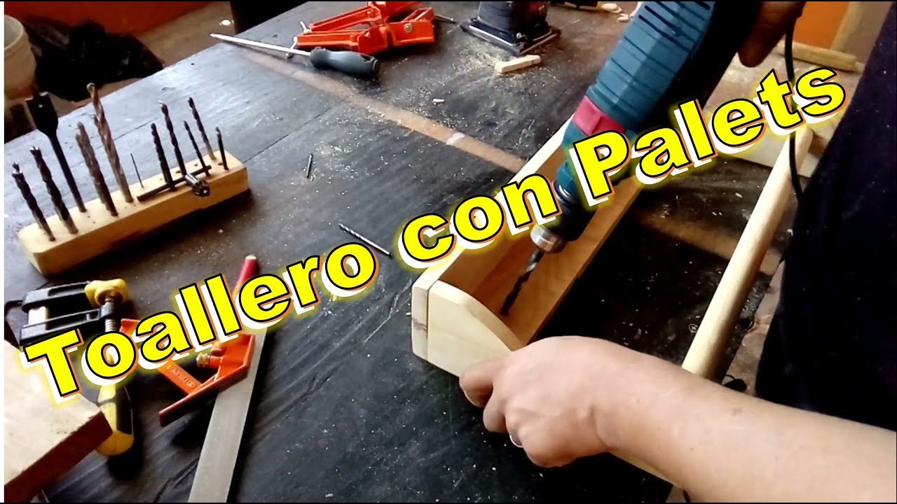 Toallero con palets
