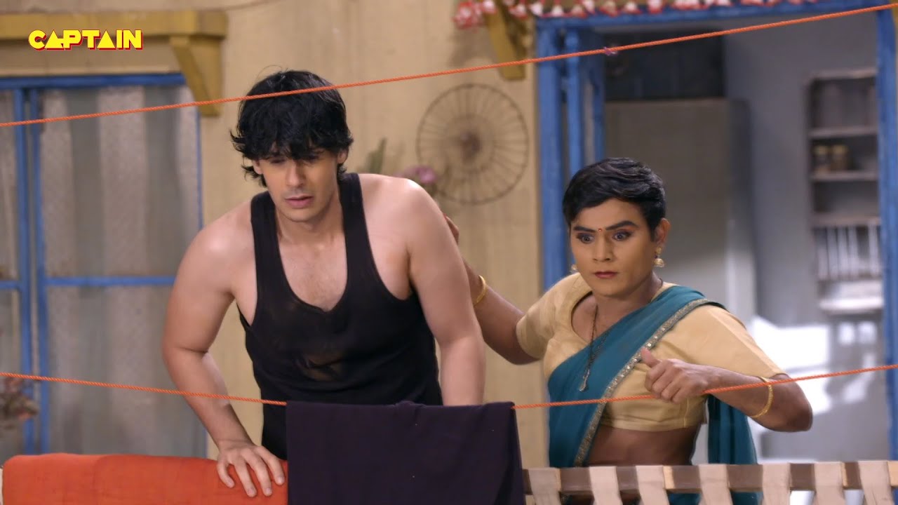 इलायची के पास आकर गिर गई पिन्टू भाभी की विग || Jijaji Chhat Per Hai Ep