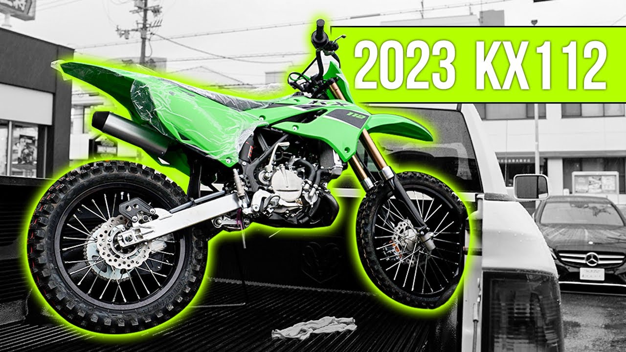 【爆納】2023 KX112納車！カワサキプラザ行ってきた。