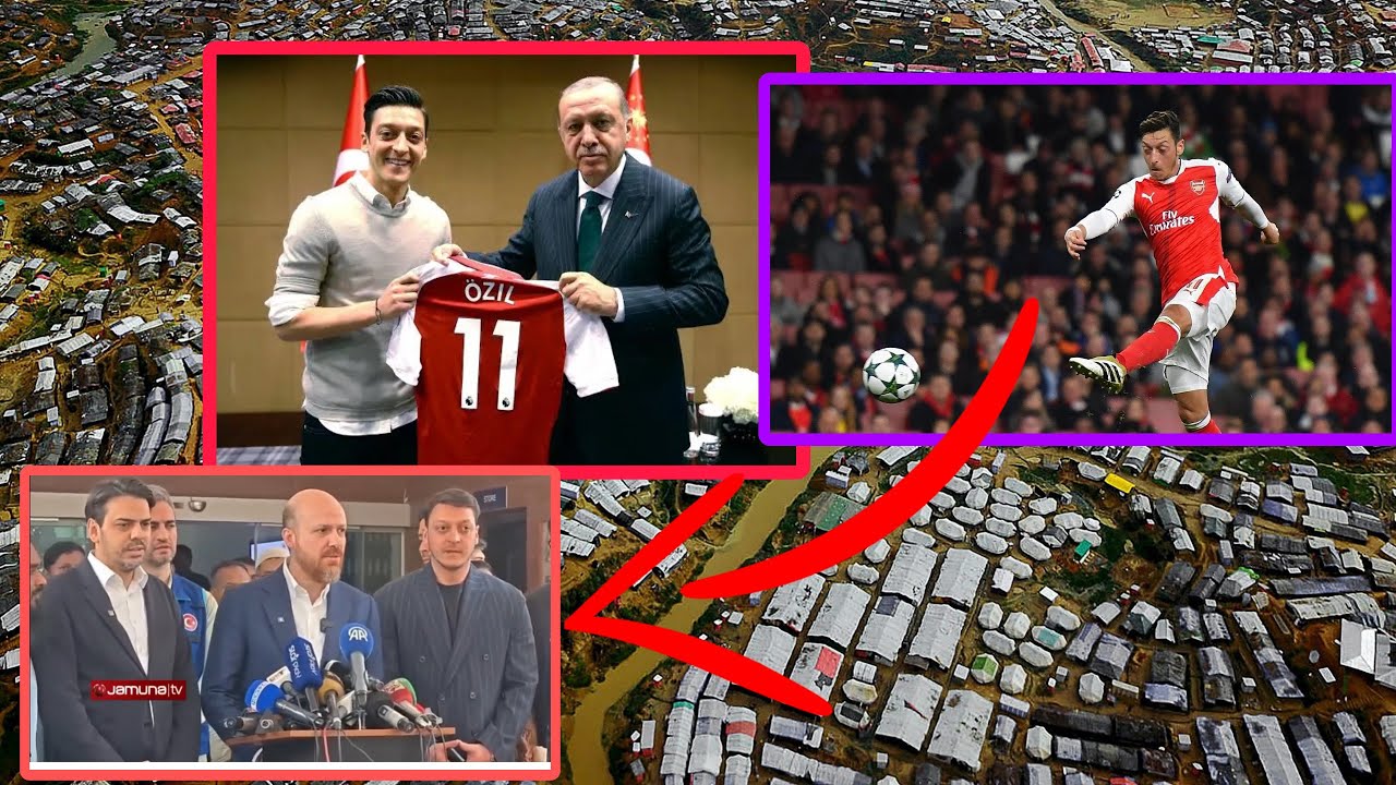 Turkish president’s son, ex-German footballer Ozil visit Rohingya camps in Cox’s Bazar
