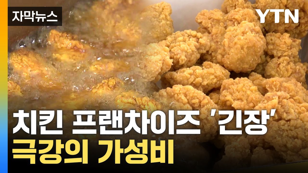 [자막뉴스] 갓 튀긴 치킨 가격 '깜짝'…거품 확 뺐다 / YTN