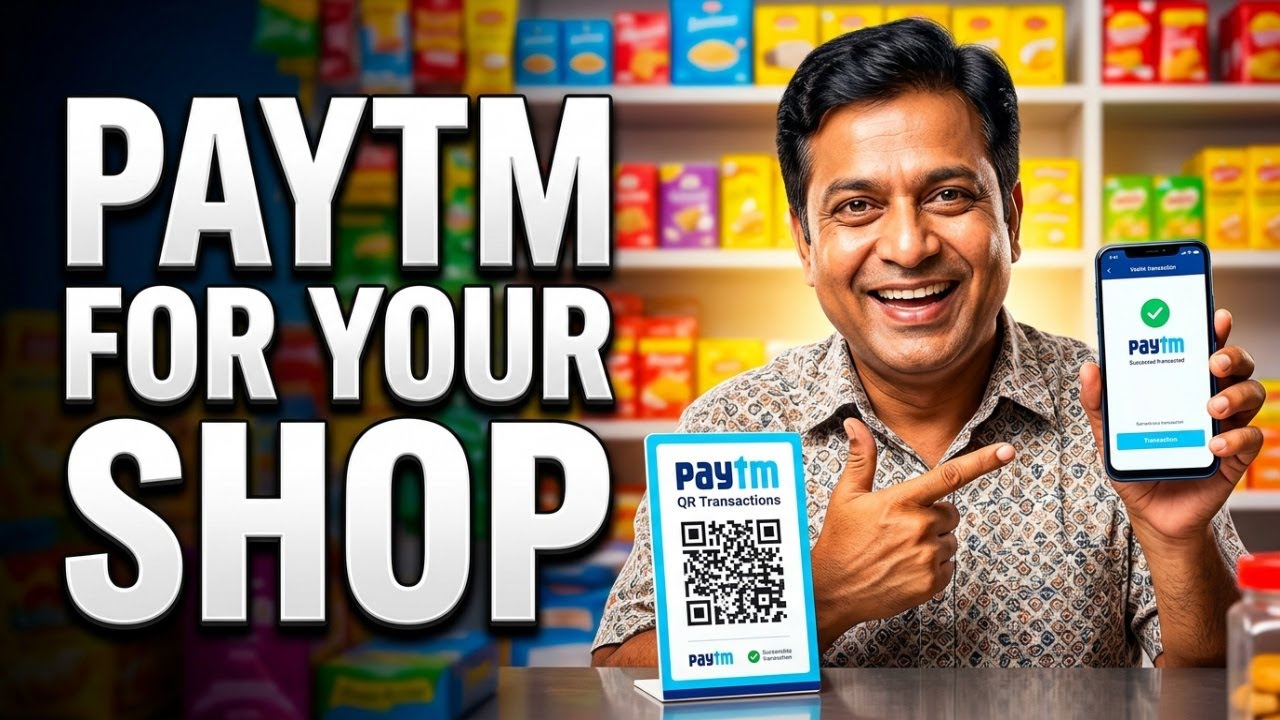 Paytm для владельцев магазинов | Как легко принимать платежи