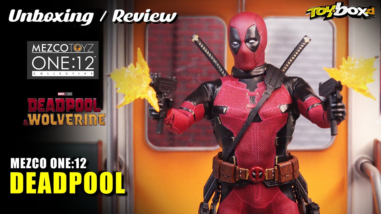 MEZCO ONE:12 DEADPOOL (Deadpool & Wolverine) Unboxing % Review