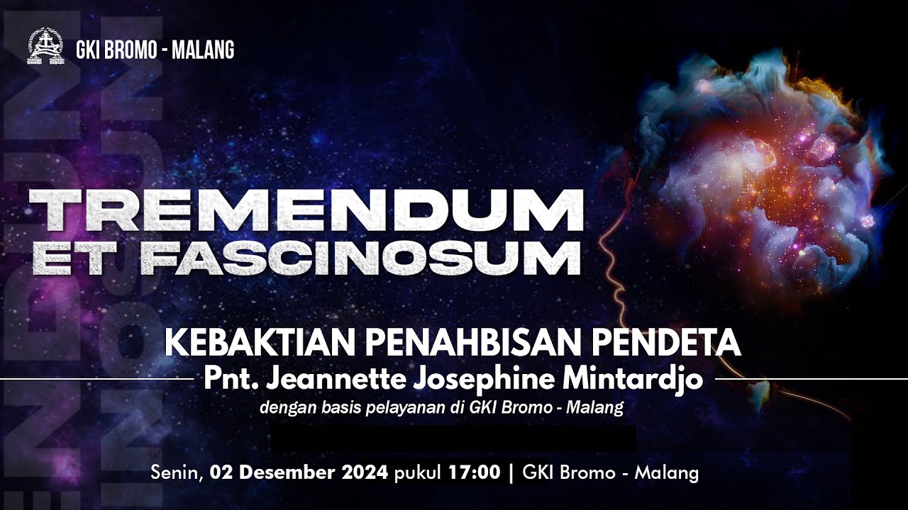 KEBAKTIAN PENAHBISAN PENDETA | Jeannette Josephine Mintardjo | 02 Desember 2024 | GKI Bromo - Malang