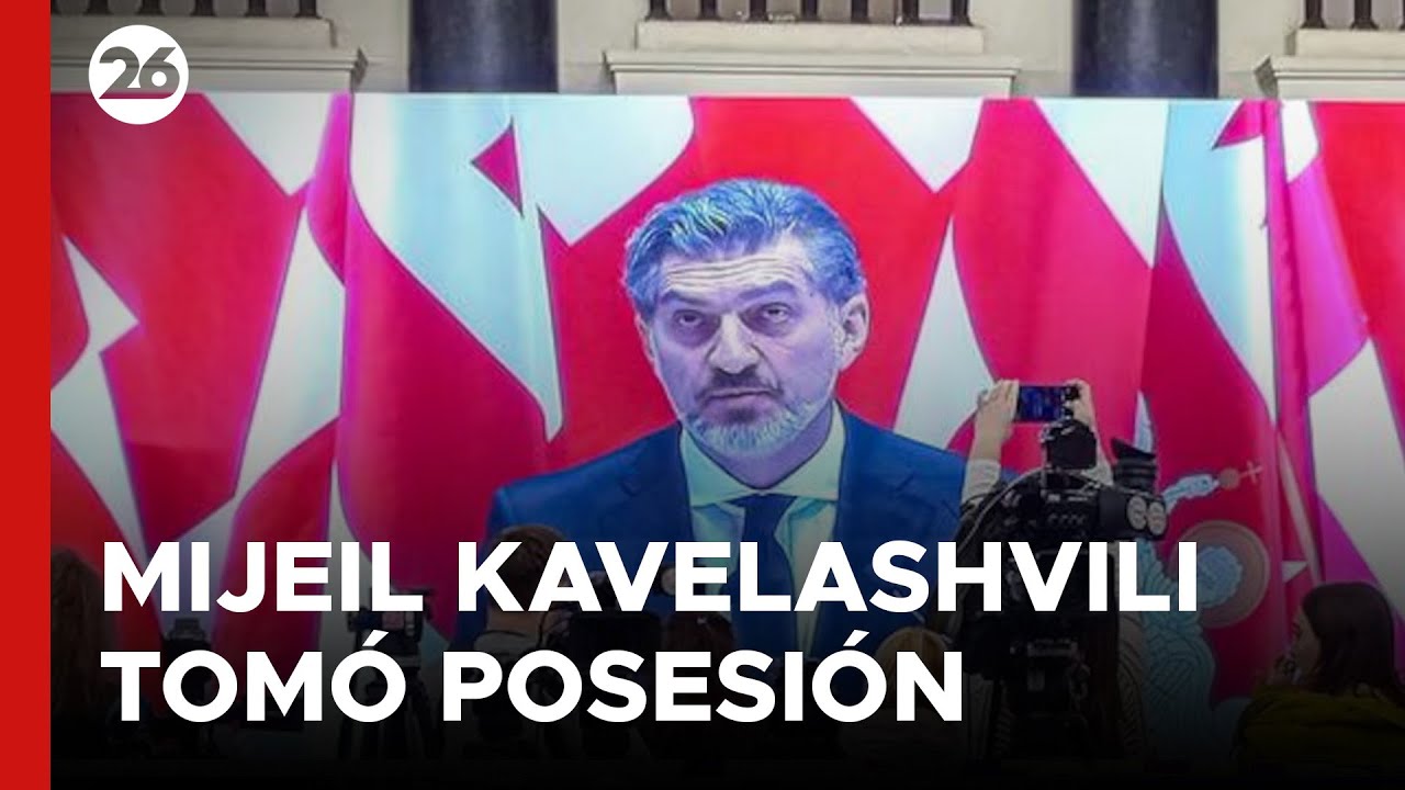 Jura el nuevo presidente de Georgia en plena crisis política