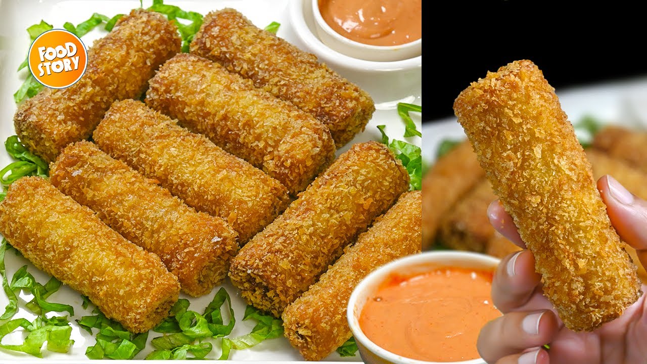 Ramzan Special Crispy Bread Roll Recipe, Perfect for Iftar, Easy Ramadan Recipe by Samina Food Story