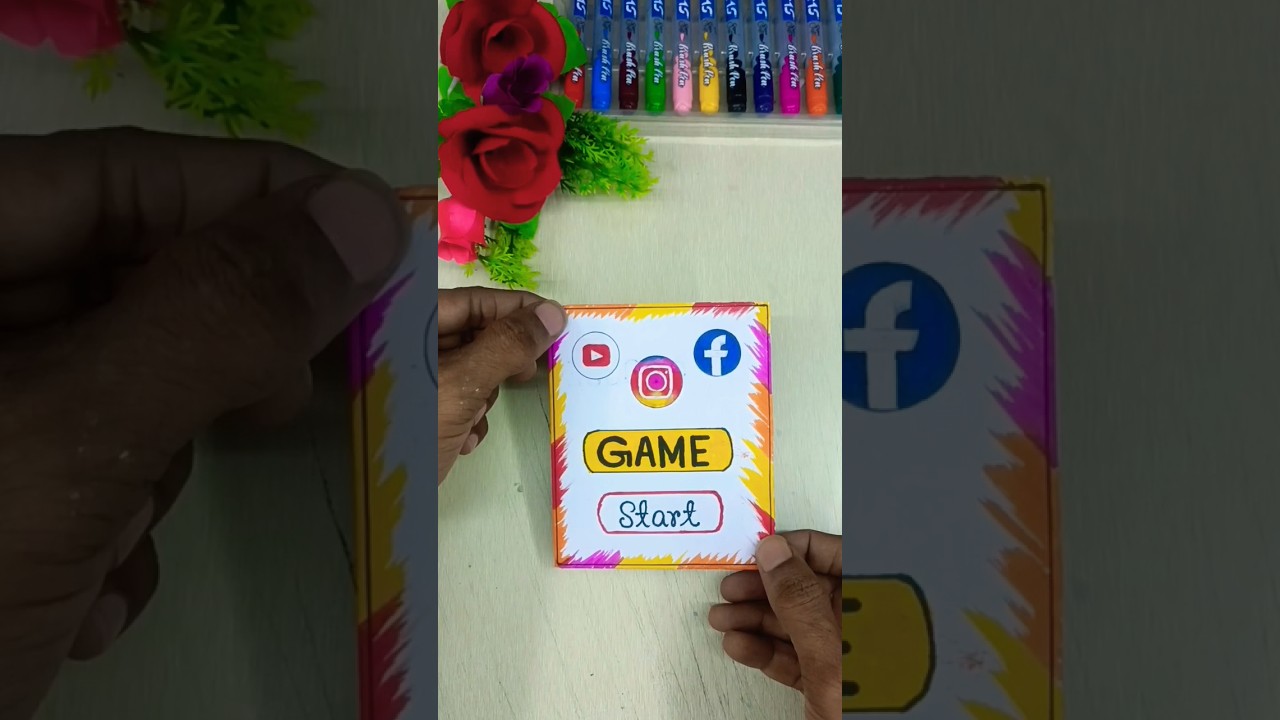 Diy Paper Game 💕 Game Book 