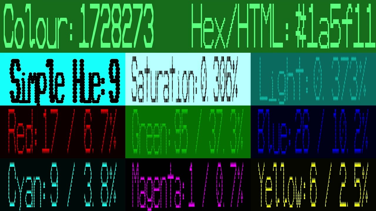 Colour By The Numbers from 1726200 to 1730469
