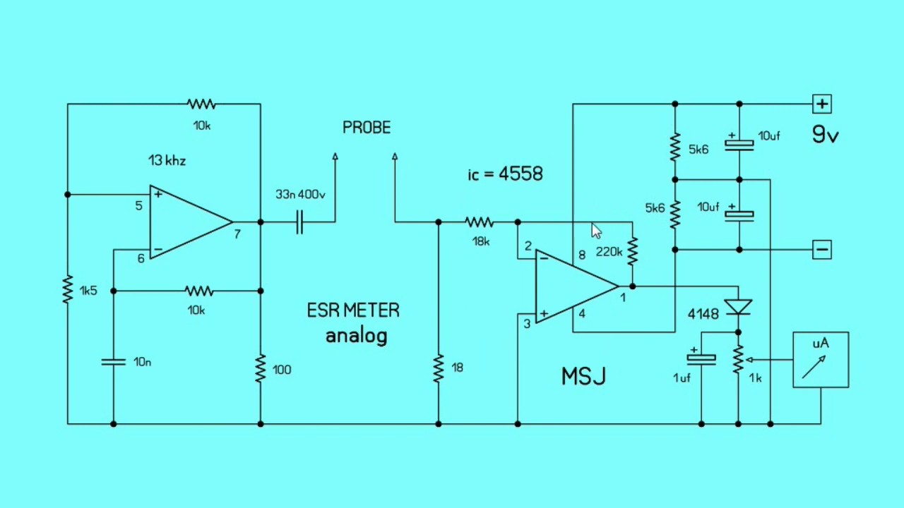 merakit esr meter analog