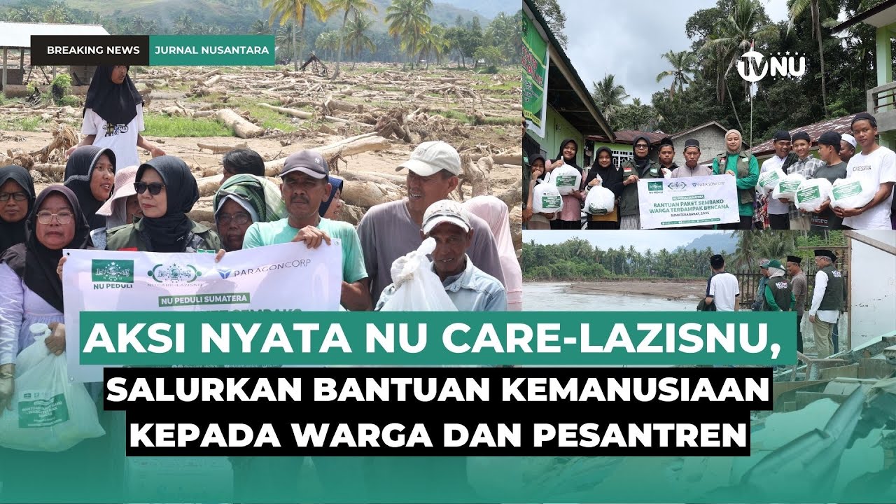 NU Peduli Salurkan Bantuan untuk Warga dan Pesantren Terdampak Bencana di Sumatera Barat