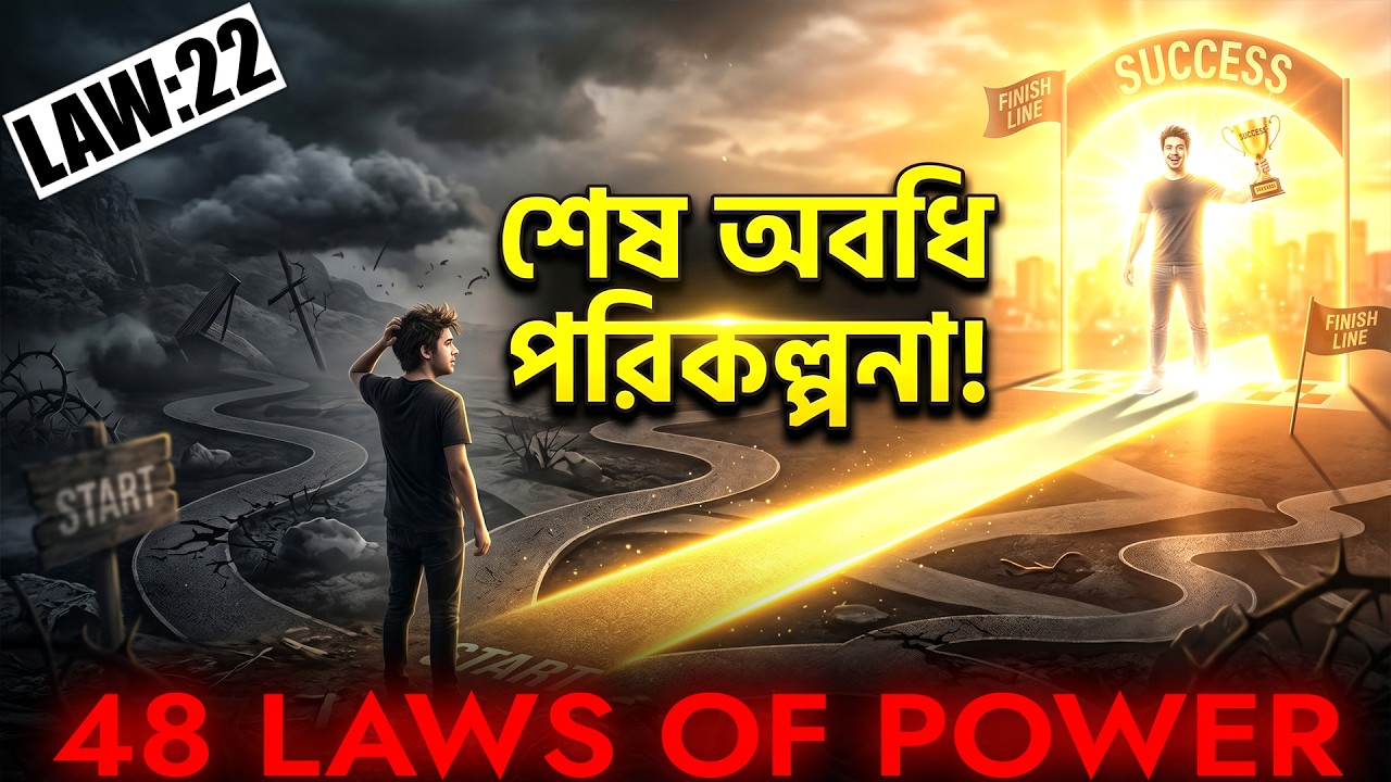 22nd Law of Power | Plan All The Way To The End | 48 Laws of Power Series | Bangla Motivation