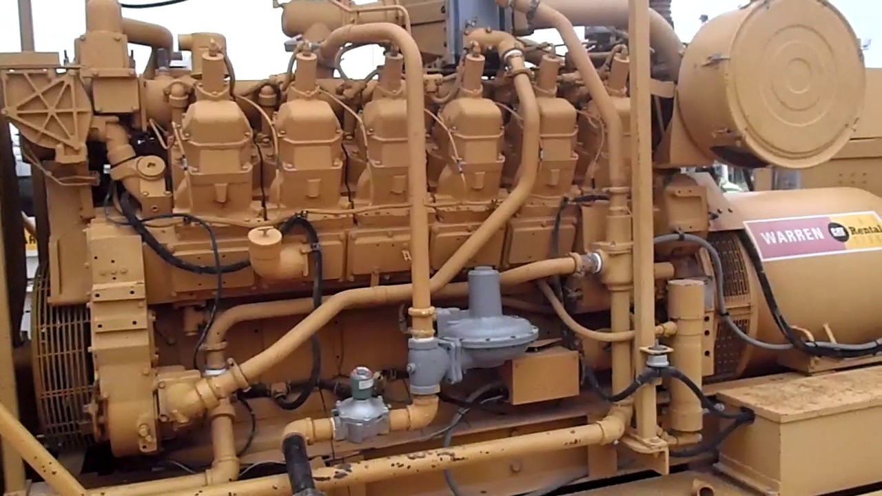 CAT 3512 LE Natural Gas Generator "Start-up"