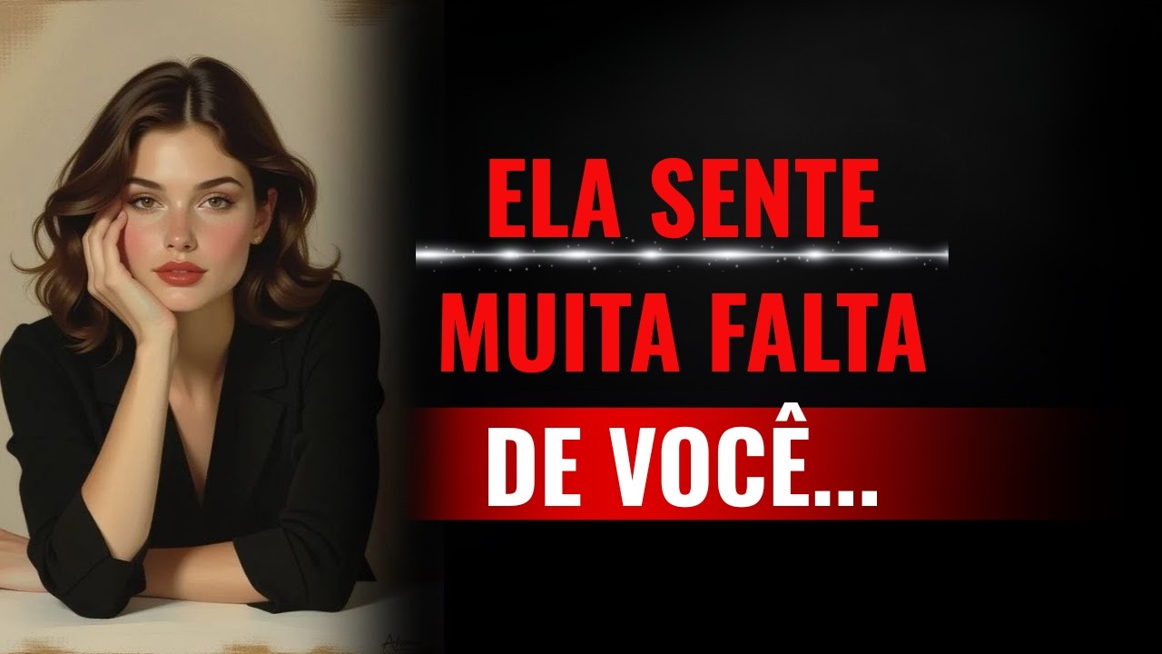 Isso significa que ela sente MUITA falta de você… mas está escondendo seus verdadeiros sentimentos.