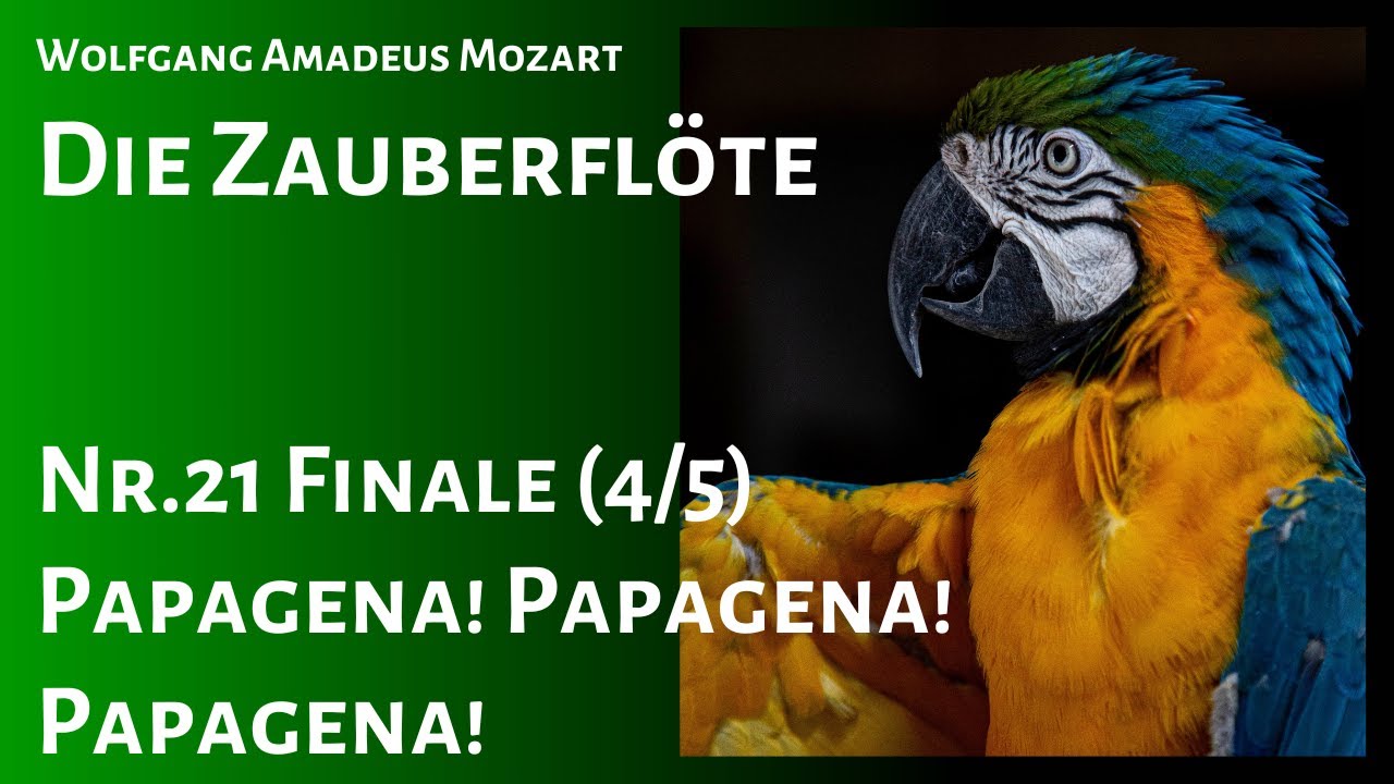 Die Zauberflöte Nr.21 Finale (4/5) “Papagena! Papagena! Papagena!”