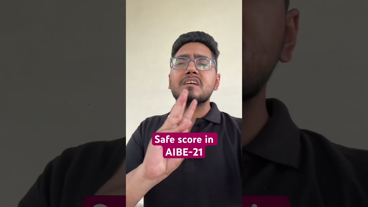 AIBE-21 safe score | By Law with Twins | #aibe #bci #law #llb #ballb