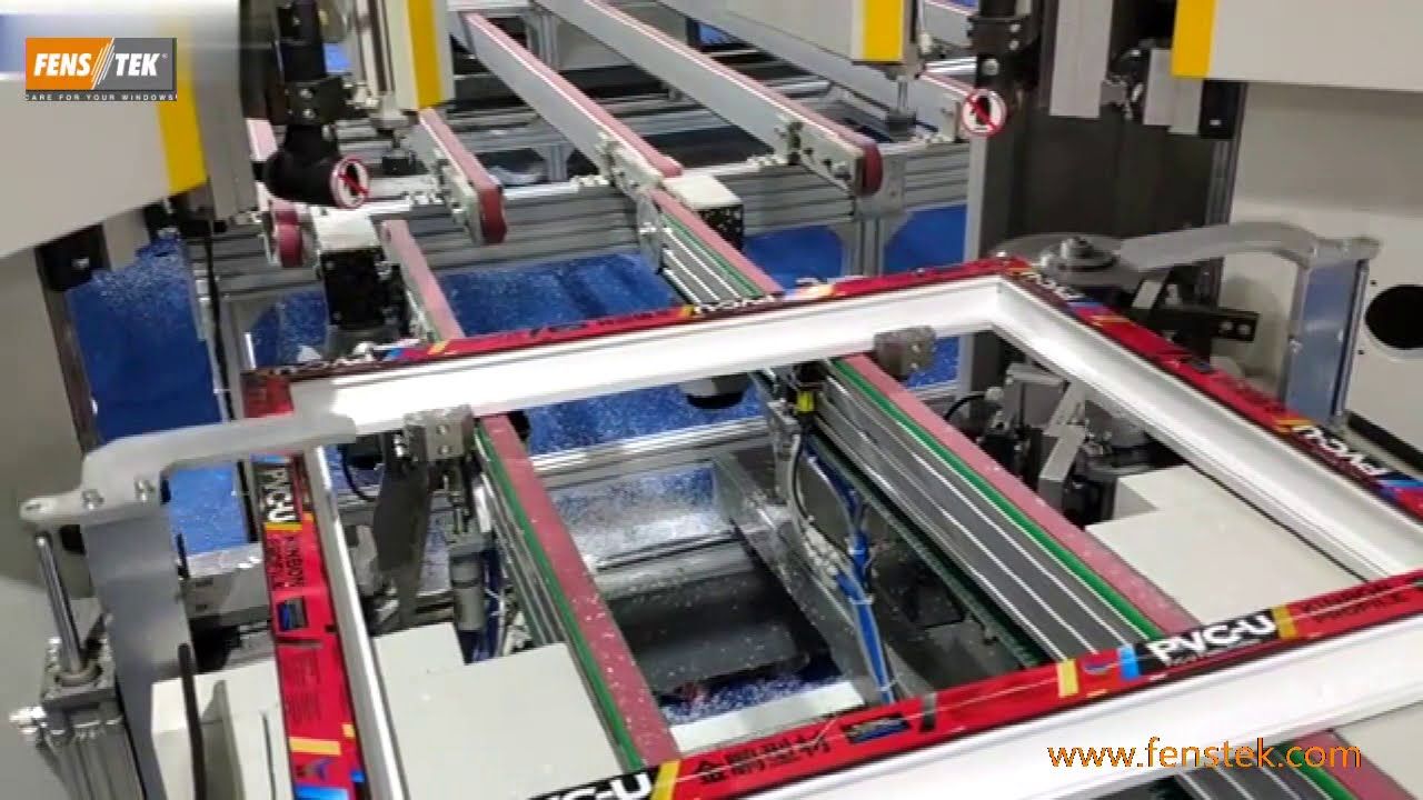 upvc window making machine CNC 6 point welding machine QUATTRO-V