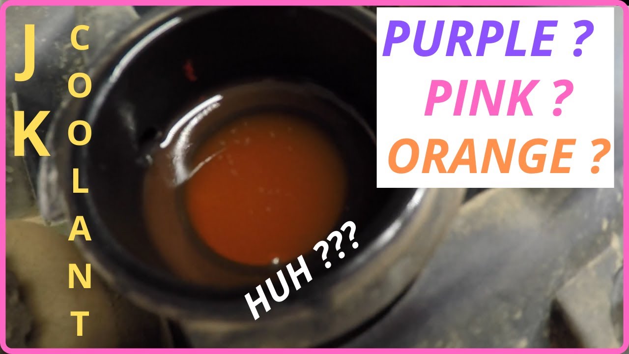 JK COOLANT * Colors??? *