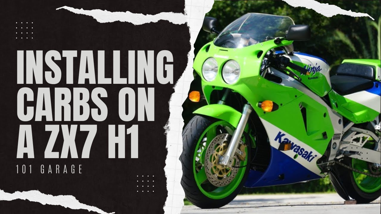 Installing Carburetors | Kawasaki ZX7 Ninja | Rebuilding Motorcycles 2024