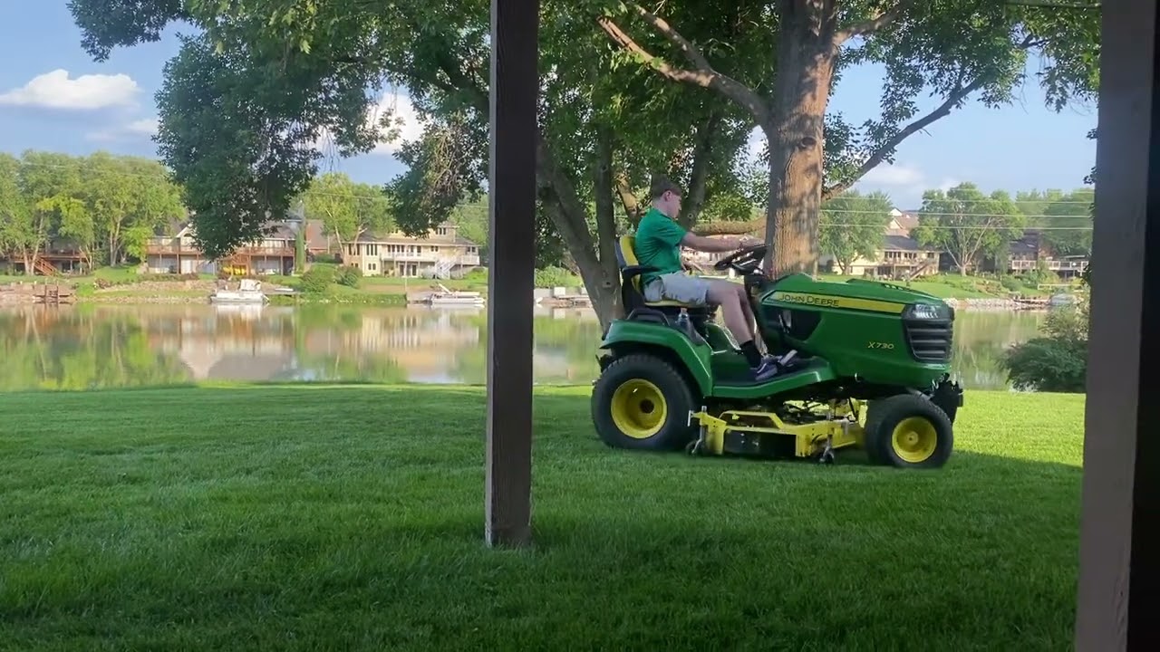 X730 mowing