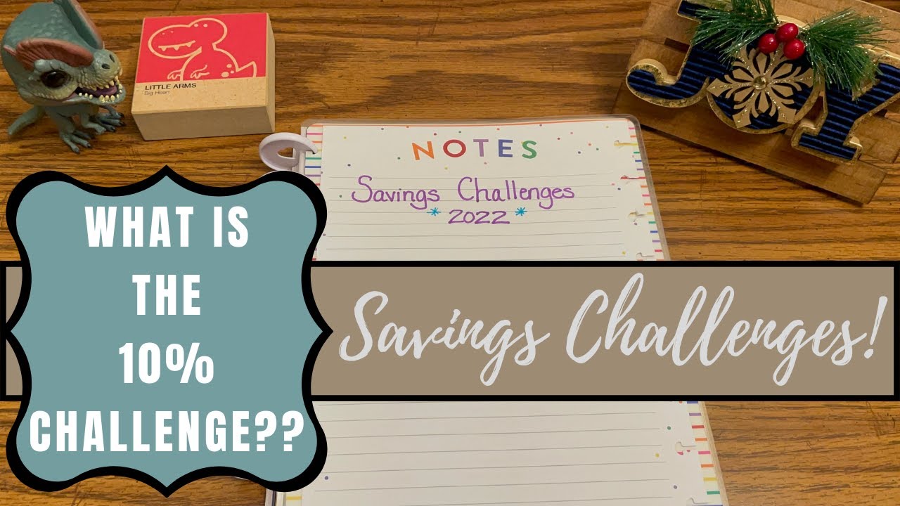 Savings Challenges | 2022 | New 10% Challenge | Dino Budgets