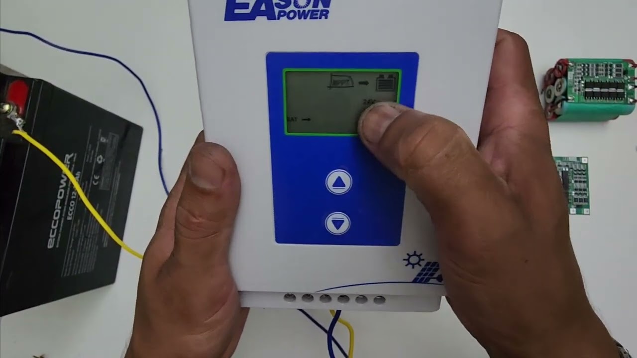 como configurar easun power para lifepo4 em 24 volts. de 50ah a 280ah...