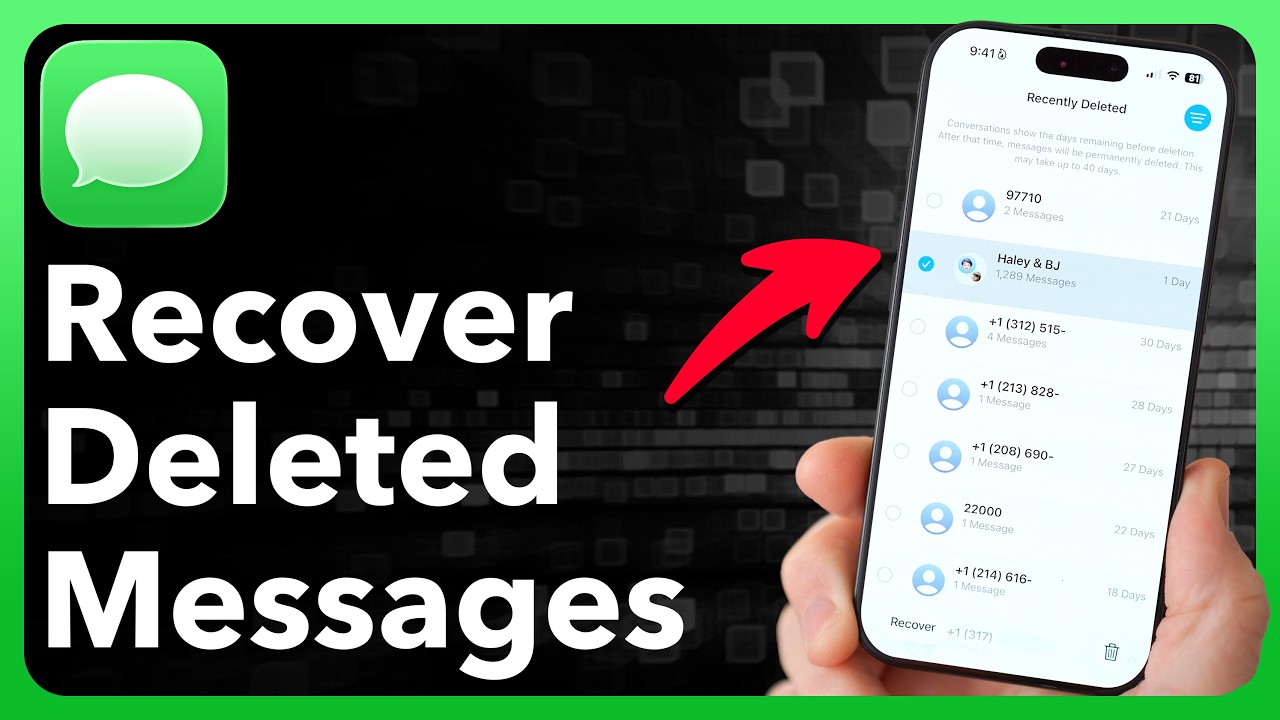 How To Recover Deleted Messages On iPhone