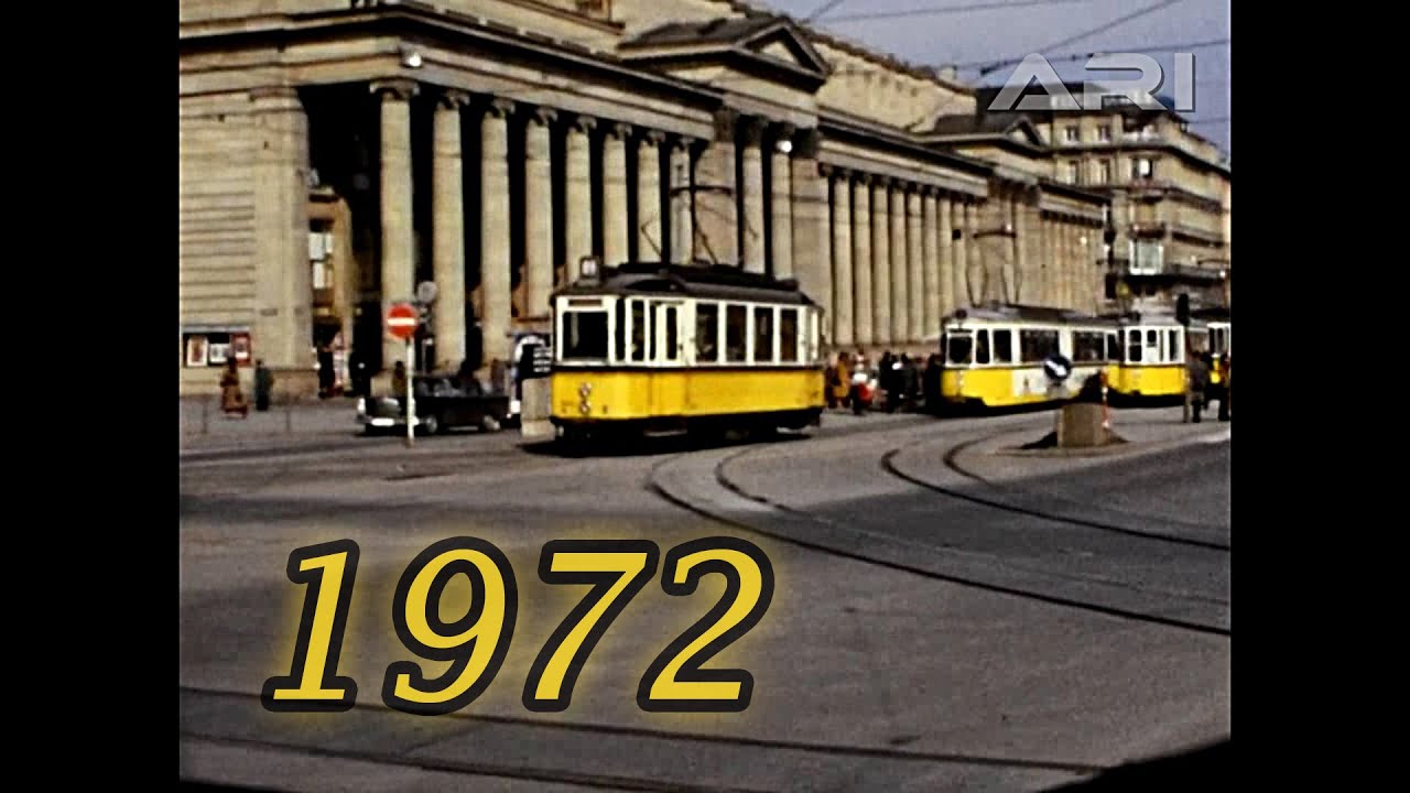 1972 Stuttgart Tram | HBF Schloßplatz Schiller-/ Neckarstraße | Stuttgarter Straßenbahnen | SSB