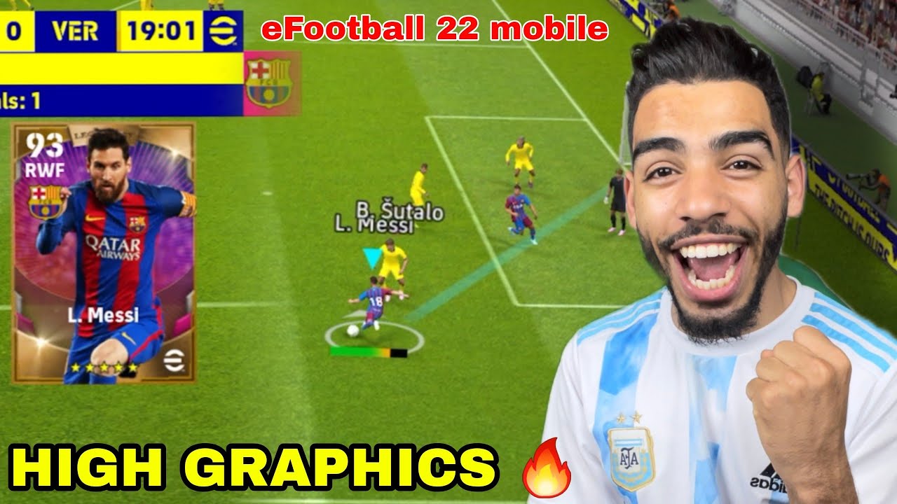 FIRST TRY OF EFOOTBALL 22 MOBILE 🔥 AWSOME GAMEPLAY + GRAPHICS 😱🔥