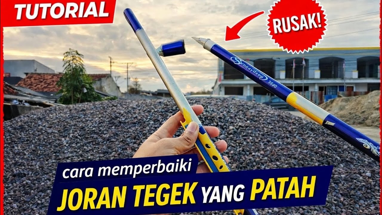 ‼️tutorial cara memperbaiki joran tegek yang patah‼️