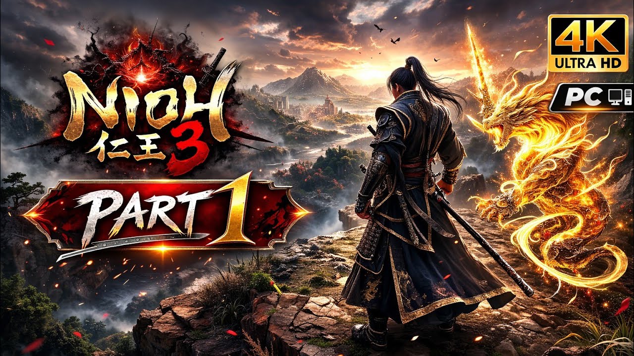 Прохождение игры NIOH 3, часть 1 [4K 60FPS PC] Без комментариев