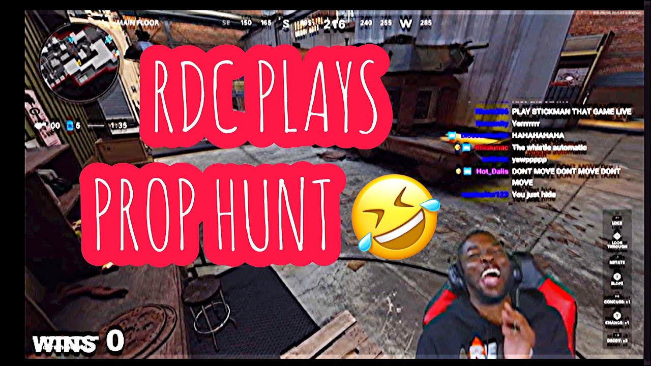 RDC First Time Playing Prop Hunt in Cold War! HILARIOUS