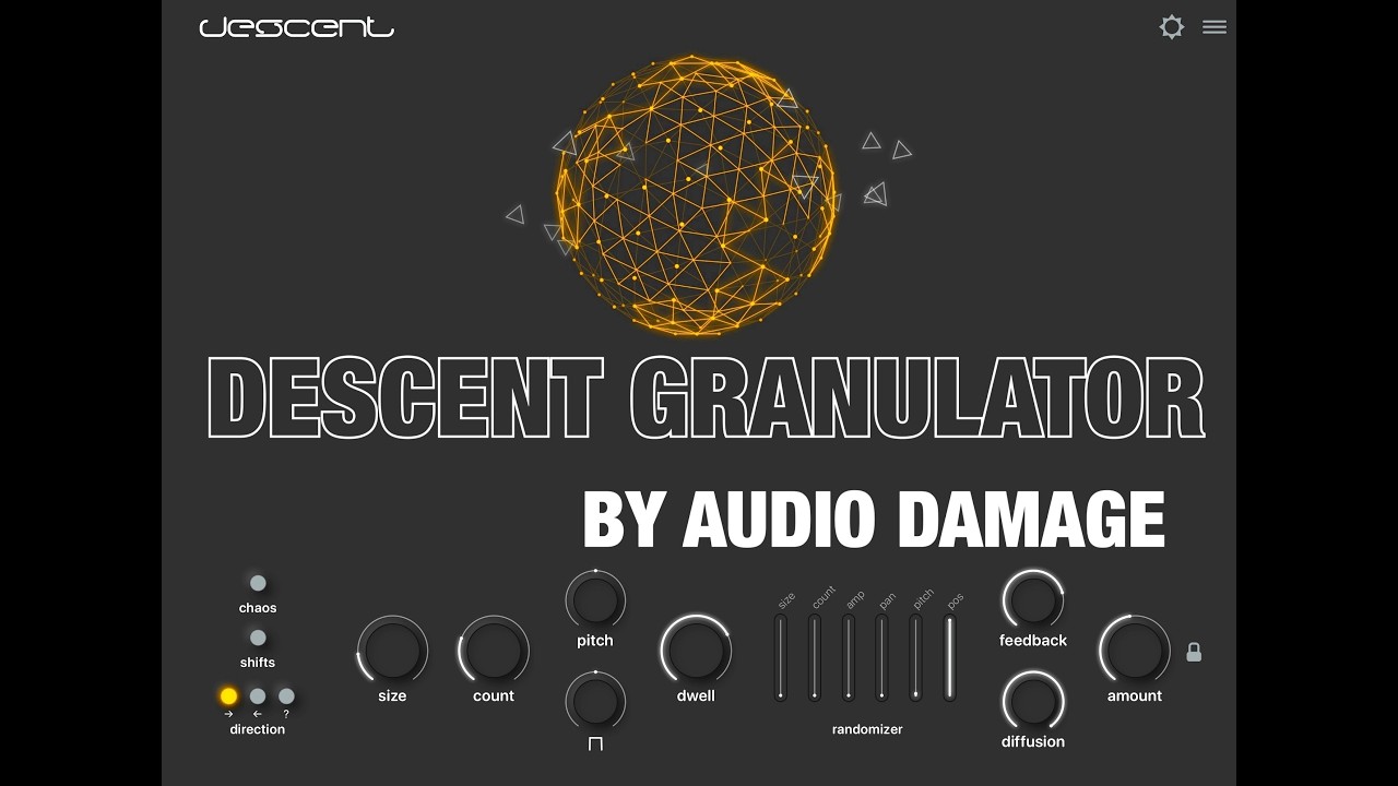 Descent Granulator - Real-Time Granular Effect by Audio Damage - Demo for the iPad - On Sale £2.99